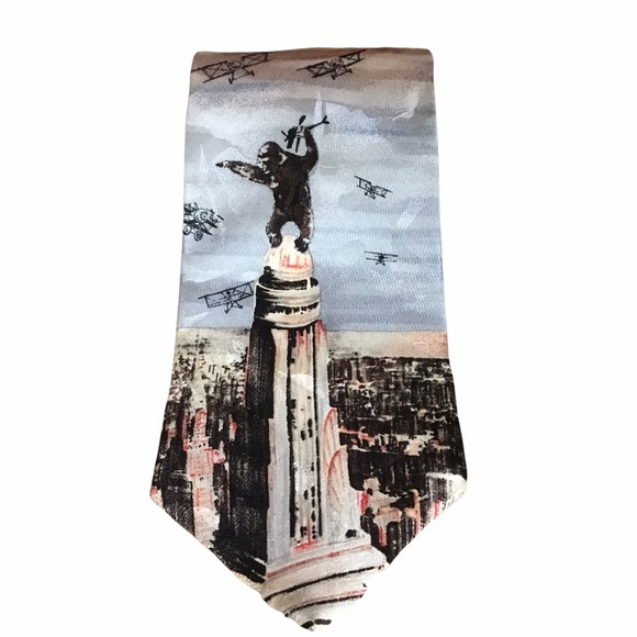 Vintage King Kong Silk Tie RKO Pictures 1992 - Picture 1 of 10